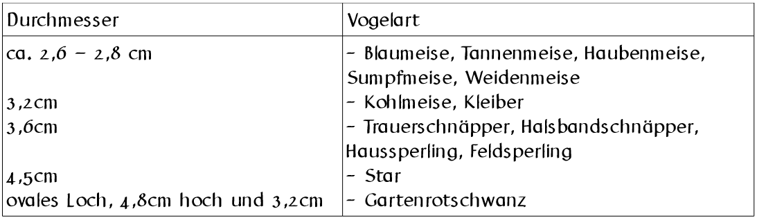 Nistkastenvögel